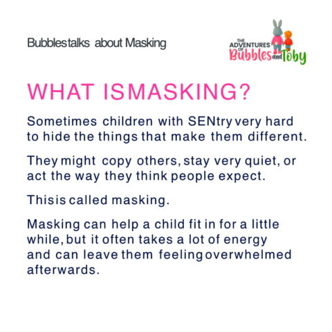 What masking is Why children mask How to spot masking What can help masking